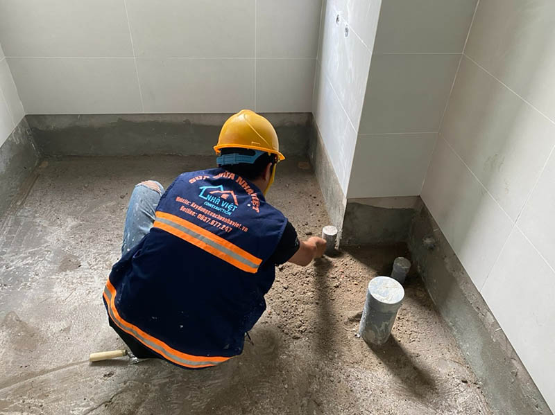 Những lưu ý khi chống thấm nhà vệ sinh tầng 1