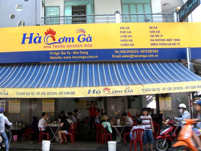 quán gà ngon nha trang - cơm gà hà