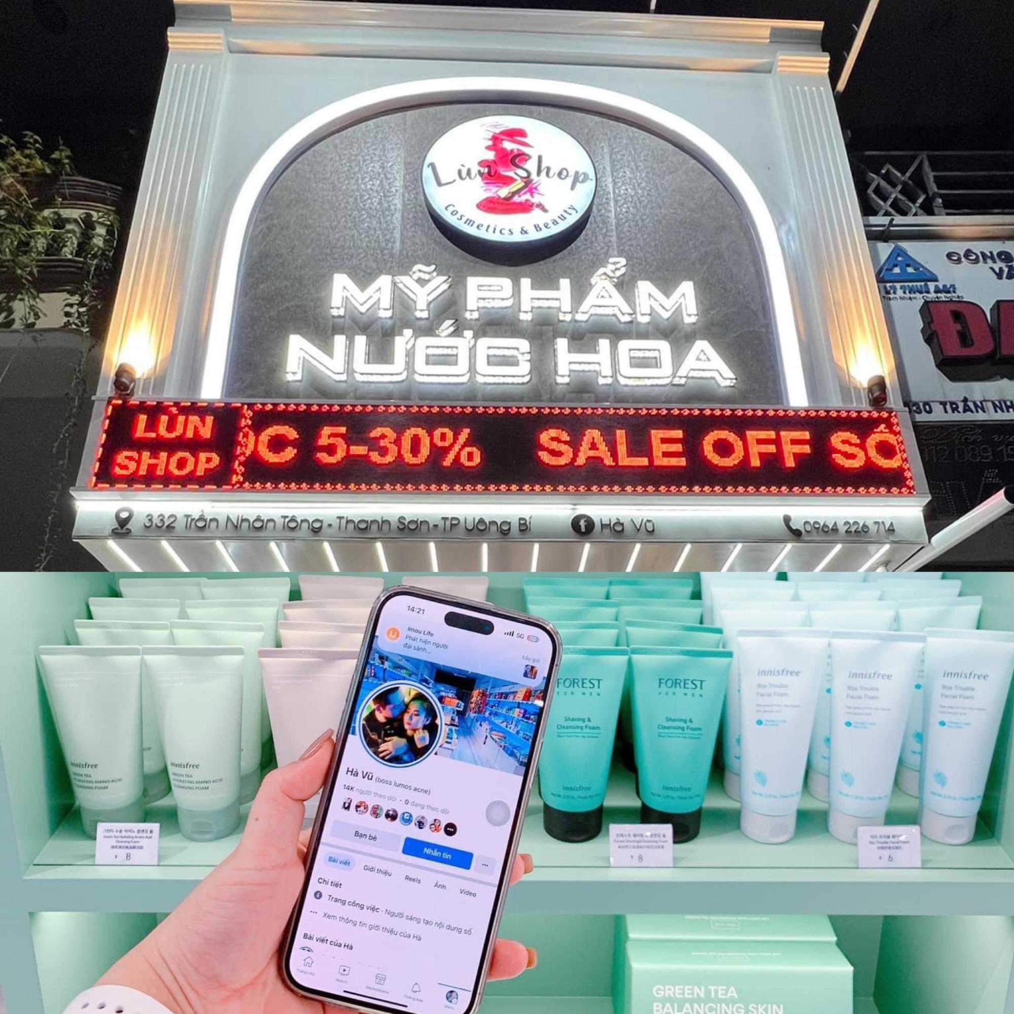 shop mỹ phẩm uy tín Quảng Ninh Lùn Shop