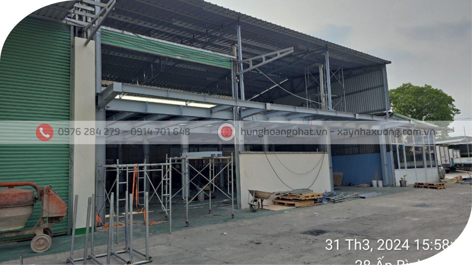 thi công nhà xưởng Bình Dương