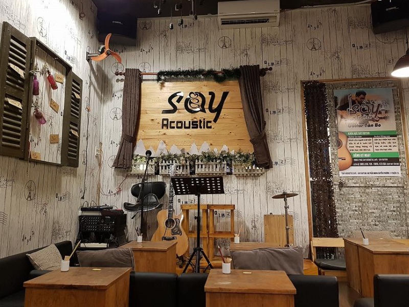 Phong cách thiết kế quán cafe acoustic