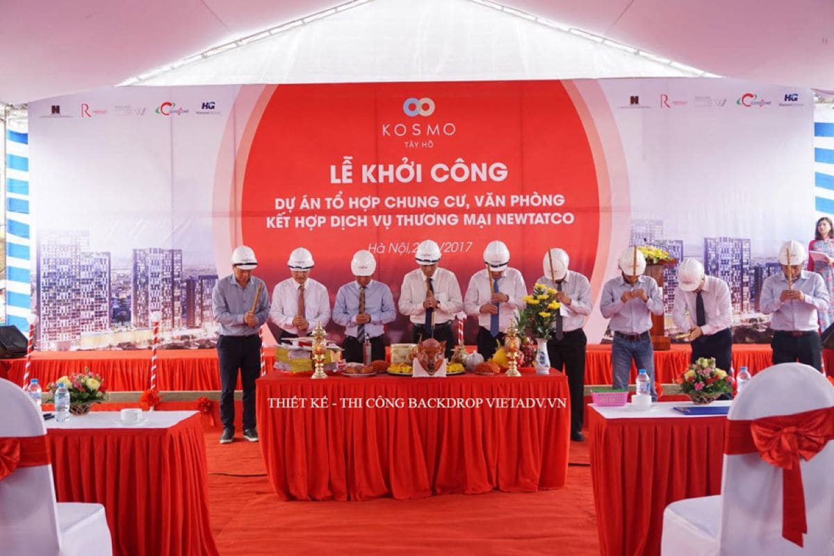 thiết kế và in backdrop tại hà nội Công Ty TNHH Việt ADV