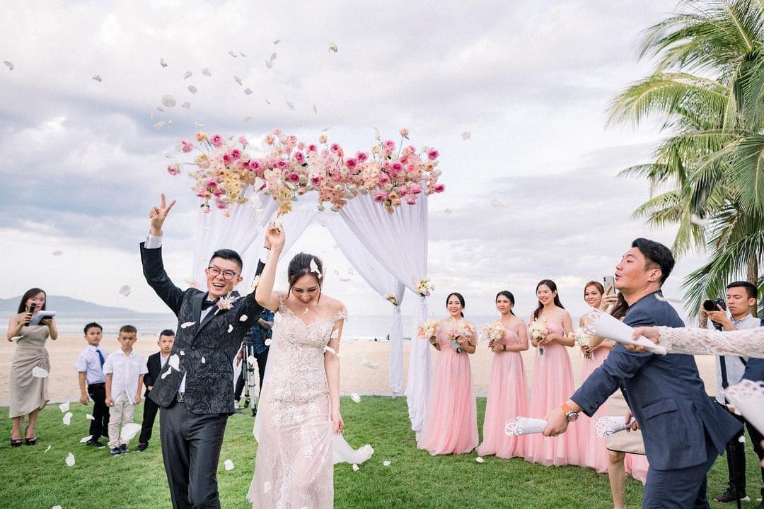 Tiệc cưới ngoài trời Đà Nẵng Hyatt Regency Danang Resort & Spa