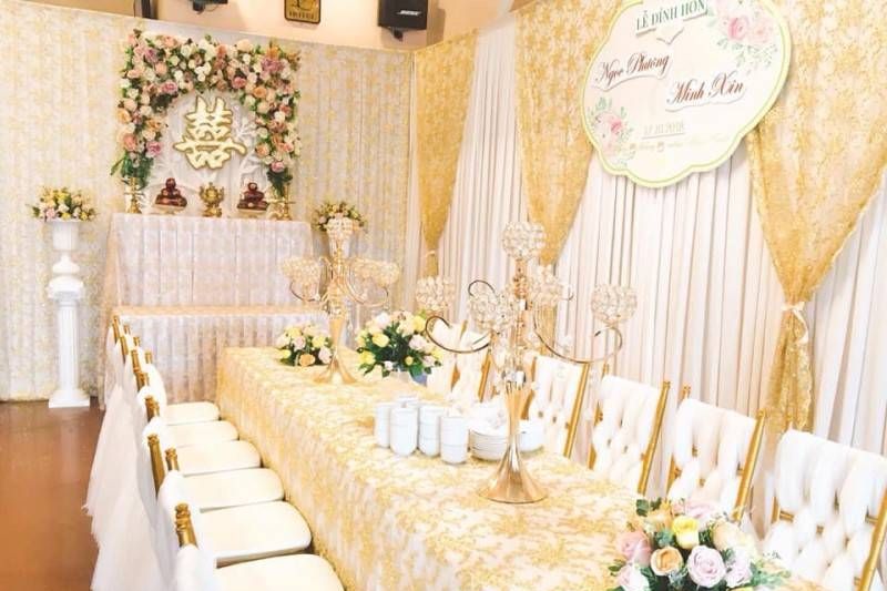 trang trí tiệc cưới Đà Lạt Queen Wedding