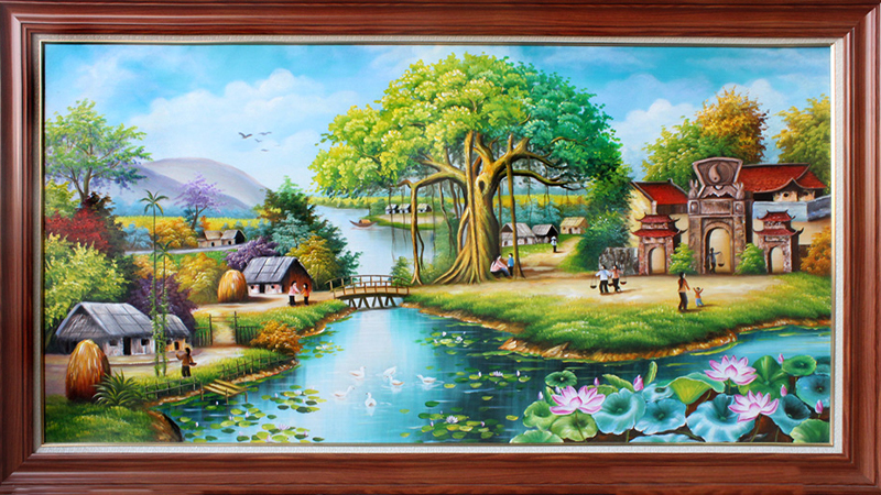 tranh sơn dầu Hải Phòng Tranh Đẹp Hải Phòng