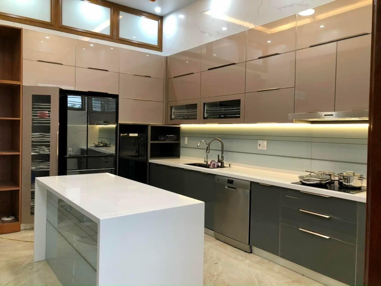 tủ bếp inox cánh kính hải phòng Nội Thất Ngô Gia
