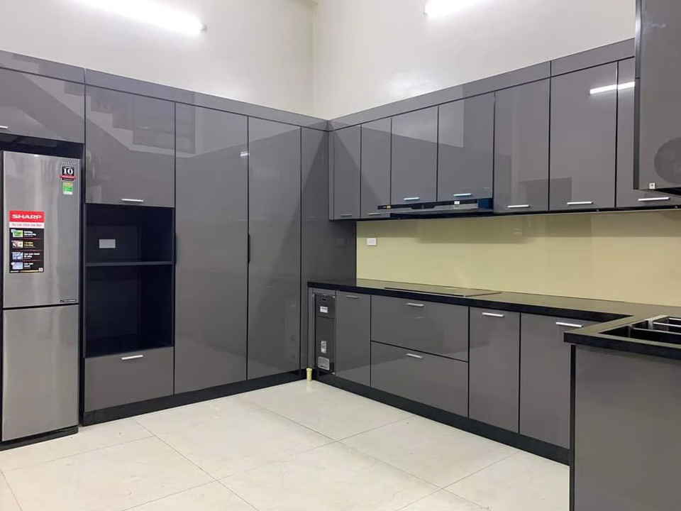 tủ bếp inox cánh kính hải phòng tủ bếp inox cánh kính hải phòng