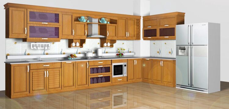 tủ bếp nhôm kính thái nguyên tủ bếp nhôm kính thái nguyên