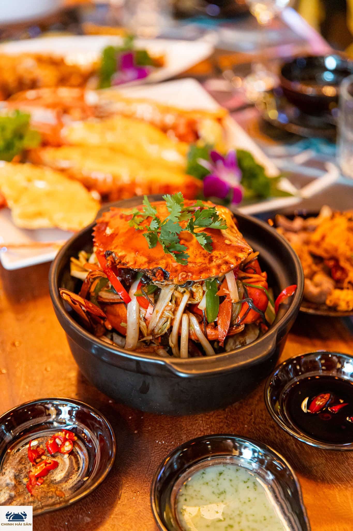 hải sản tươi ngon tại bình phước