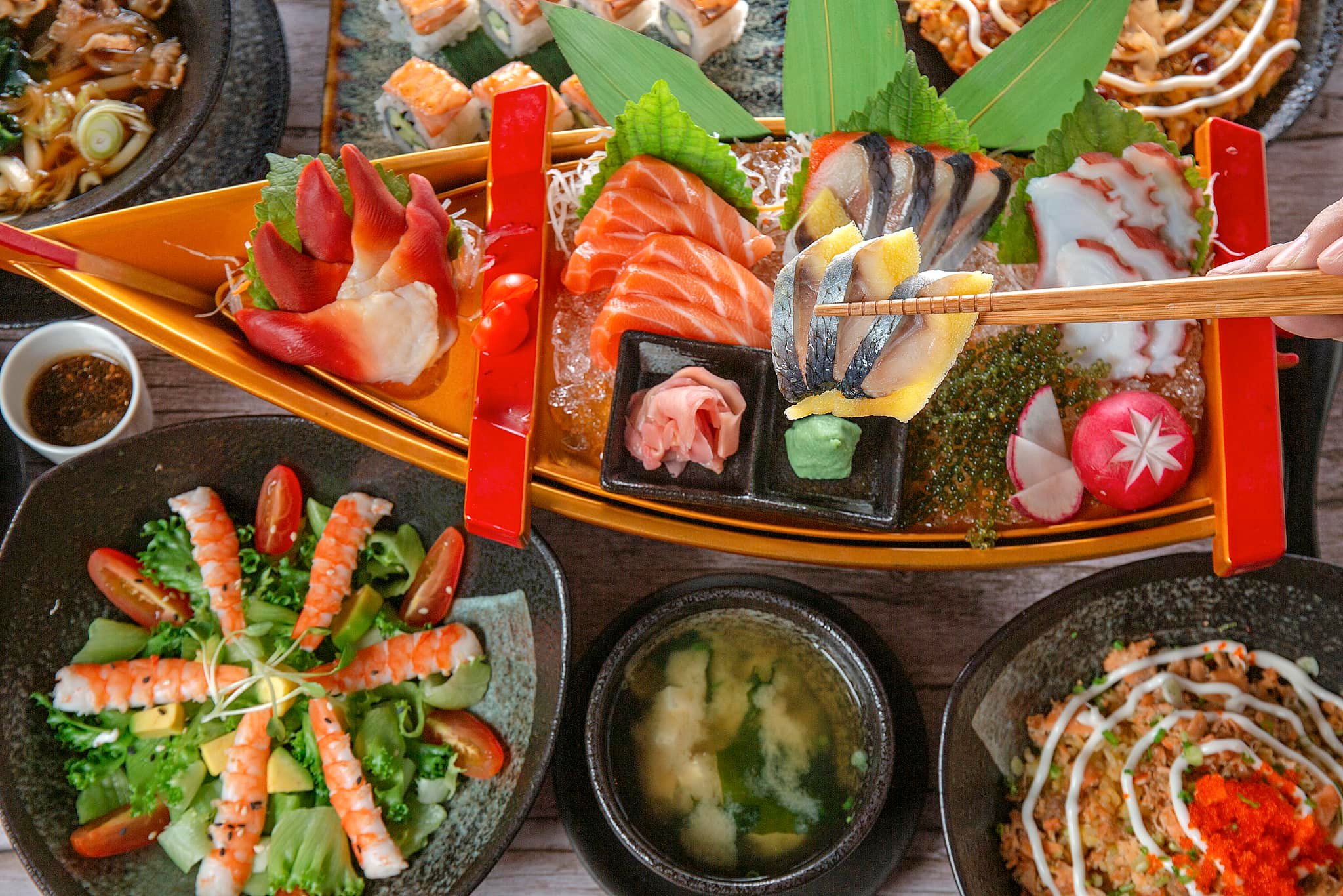 quán sushi tại bình dương