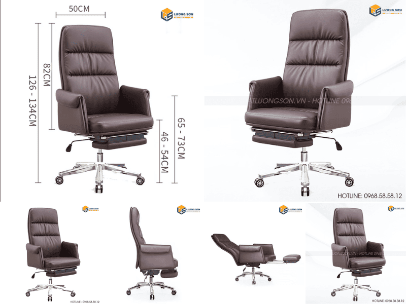 Ghế da giám đốc có ngả lưng G8180N