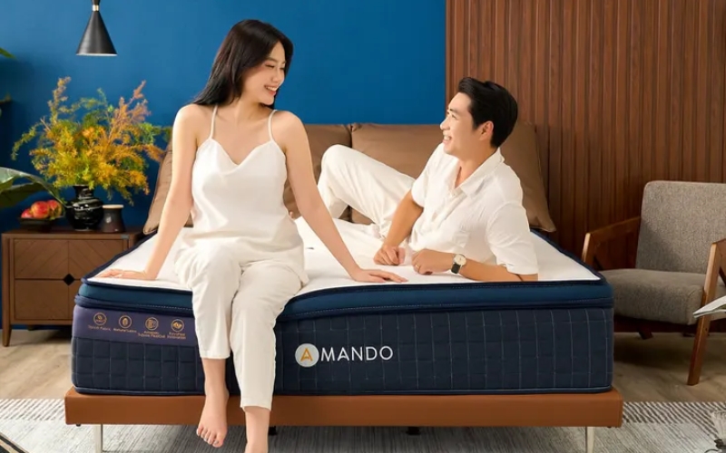 Amando Innovation cho phép bạn tùy chỉnh cảm giác nằm linh hoạt nhờ công nghệ RevoFeel
