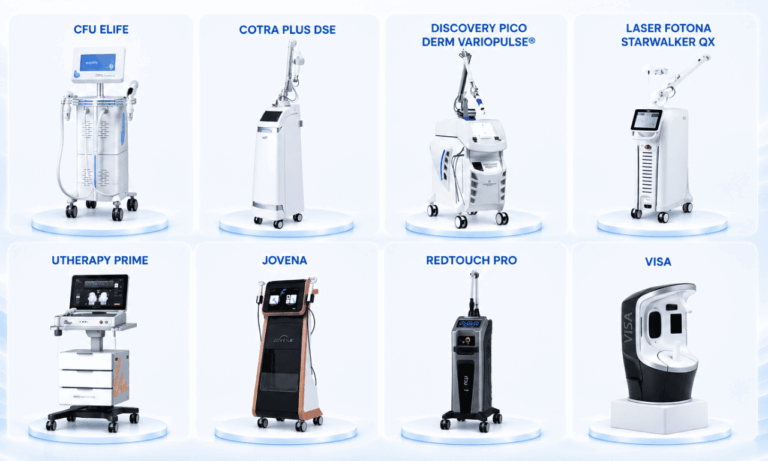 Phòng khám Da liễu LG Clinic khẳng định chất lượng dịch vụ qua hệ thống máy móc công nghệ cao đạt chuẩn FDA và CE