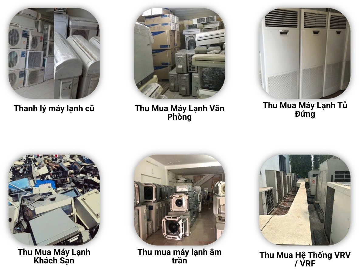 Thu mua máy lạnh cũ số lượng lớn — thanh lý trọn gói cho doanh nghiệp