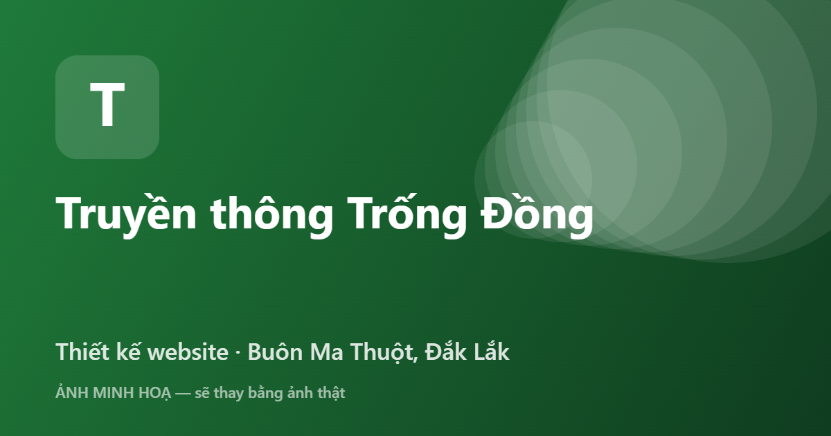 Truyền thông Trống Đồng