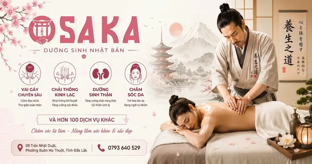 Osaka – Dưỡng Sinh Nhật Bản