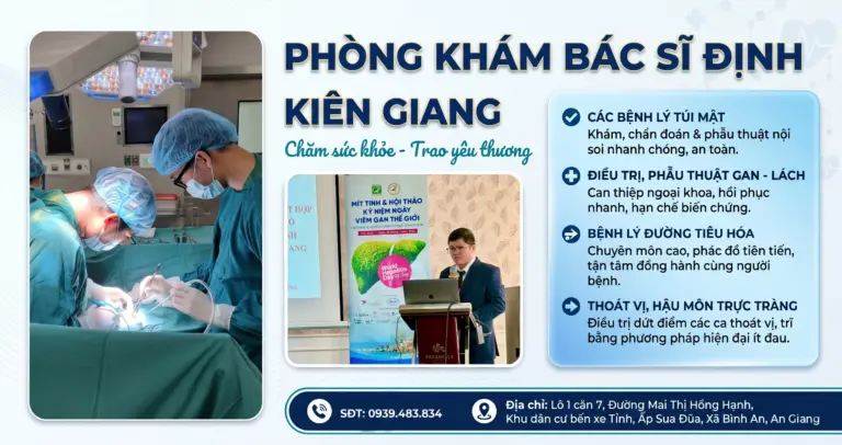 Phòng khám Ngoại Tổng Quát – Bác Sĩ Lê Trí Định