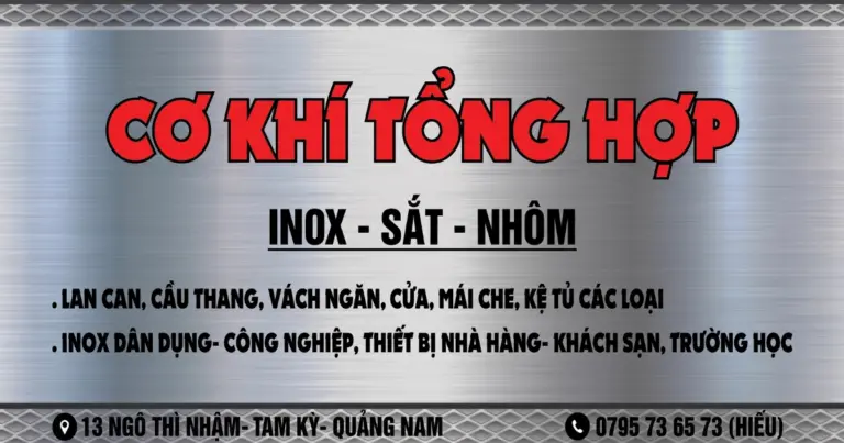 Cơ Khí Tổng Hợp – INOX HP TAM KỲ