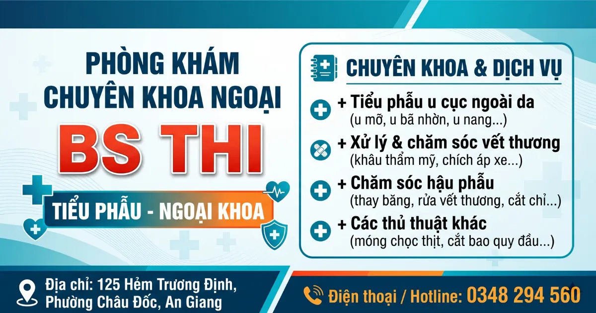 Phòng khám chuyên khoa Ngoại Bs Thi - tiểu phẫu