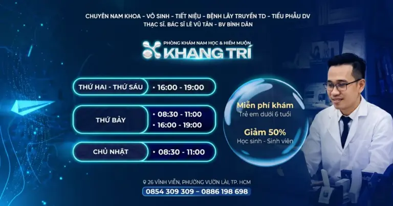 Phòng khám Nam khoa & Hiếm muộn Khang Trí