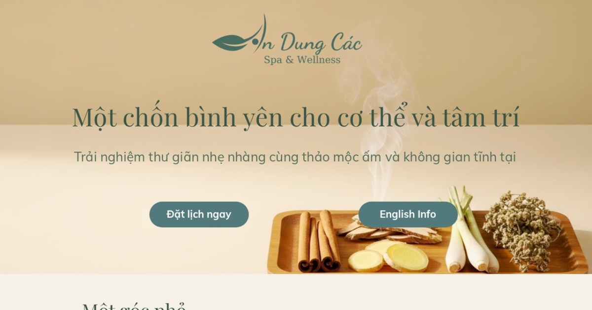 An Dung Các Spa & Wellness