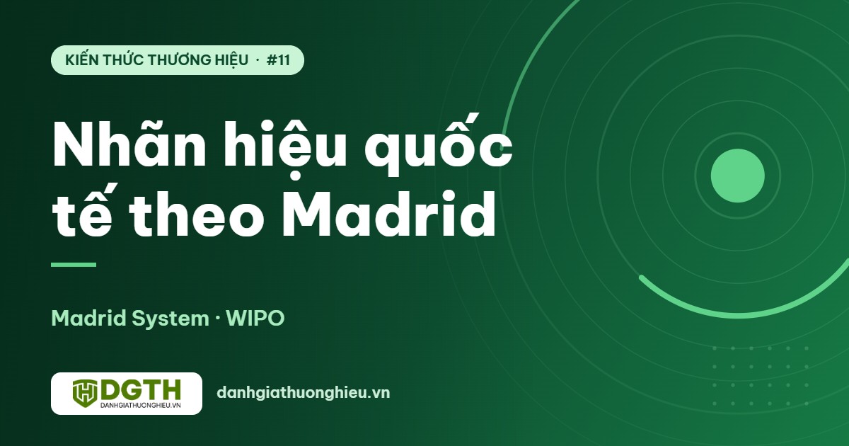 Đăng ký nhãn hiệu quốc tế theo hệ thống Madrid: quy trình và lưu ý