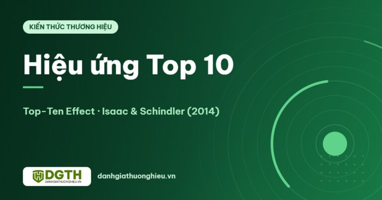 Hiệu ứng Top 10 là gì? Vì sao một thứ hạng tròn số làm người mua tin hơn