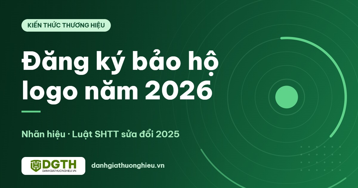 Đăng ký bảo hộ logo năm 2026: thủ tục, thời gian và lệ phí theo luật mới