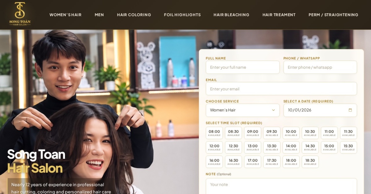 Song Toàn Hair Salon