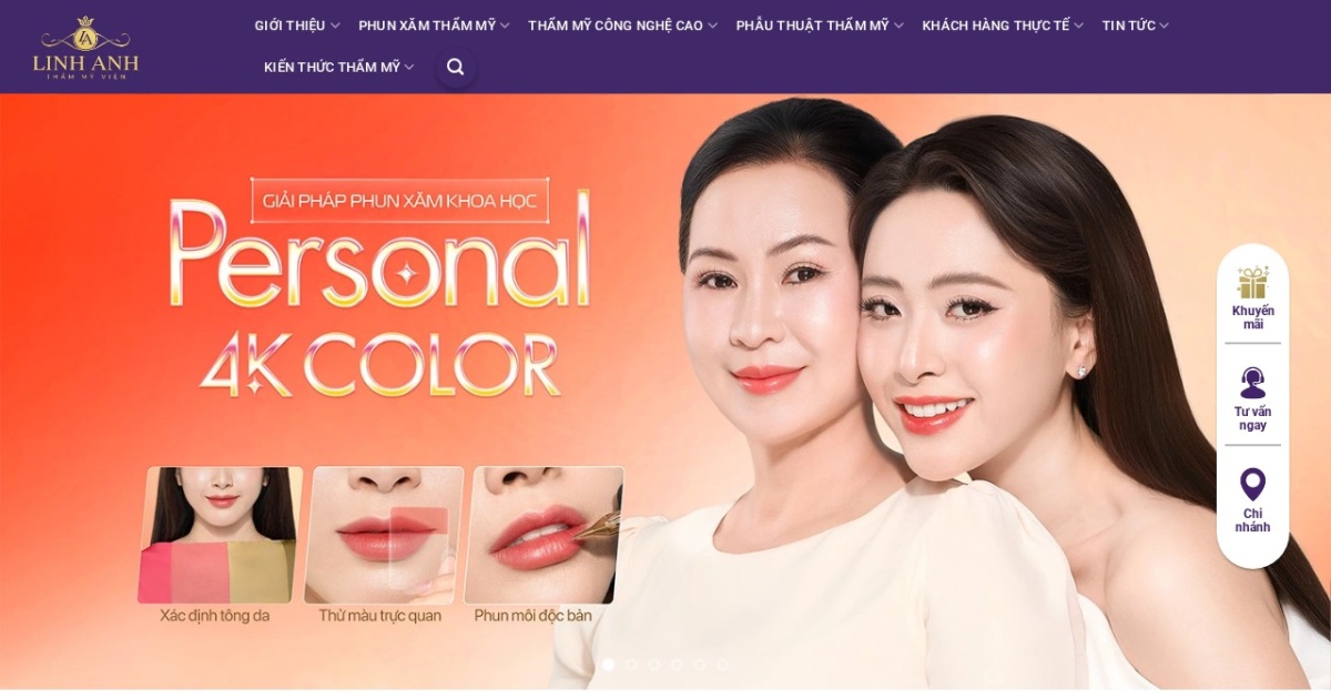 Thẩm Mỹ Viện Quốc Tế Linh Anh