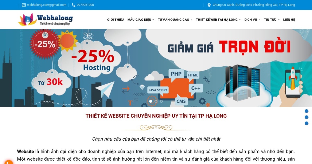 Web Hạ Long