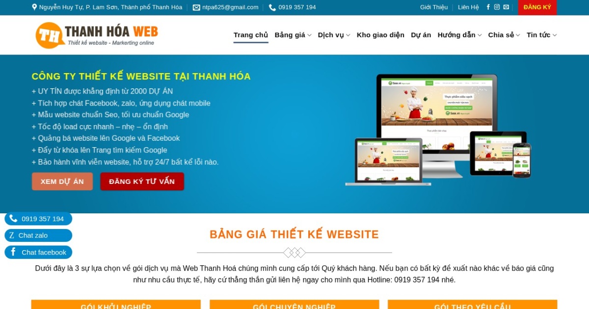 Web Thanh Hoá